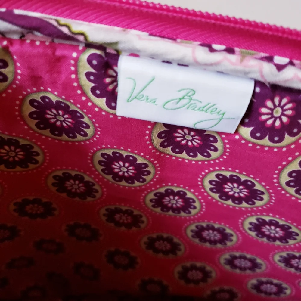 Vera Bradley Pink Paisley Print Laptop Case